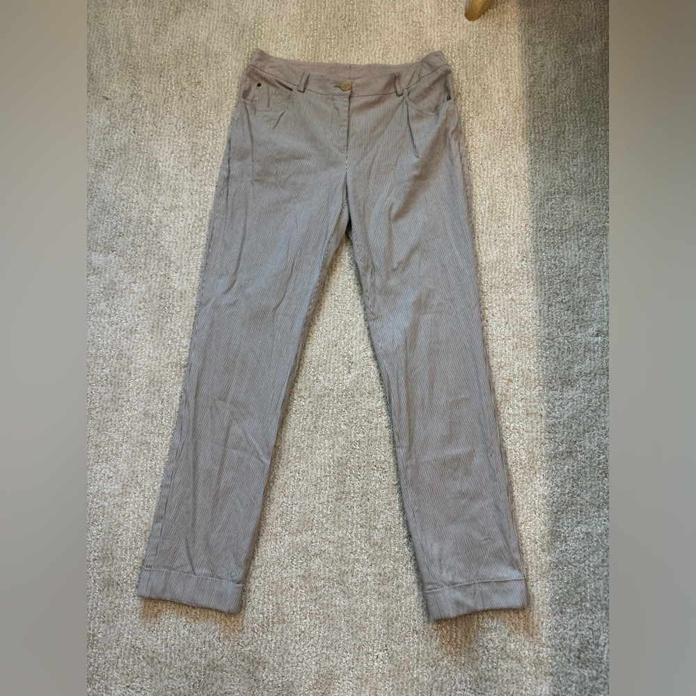 Akris Punto micro stripes pants size 4